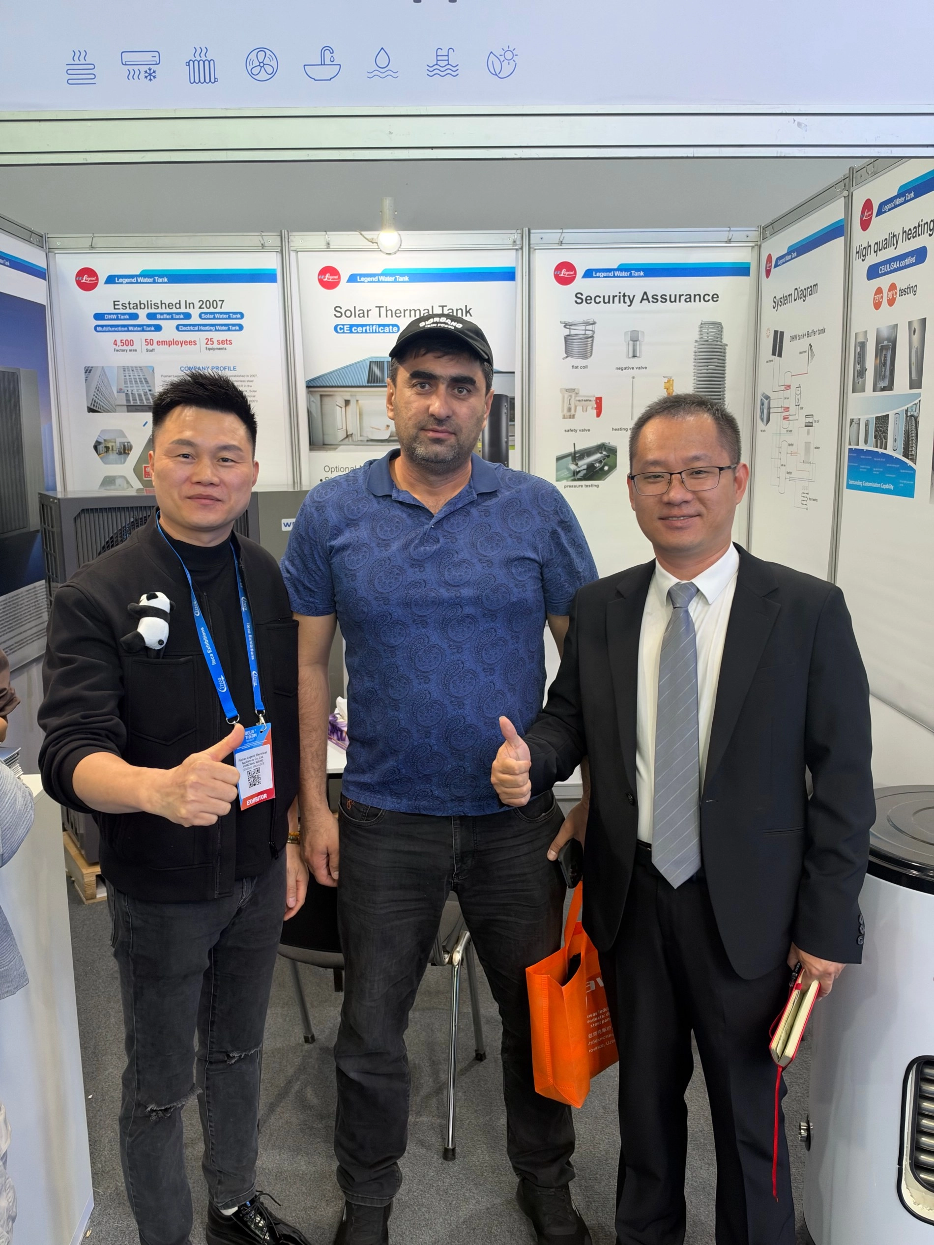 Aqua Therm Tashkent ko'rgazmasida afsonaviy suv idishi
